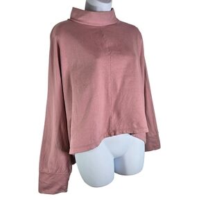 Eckhaus Latta Rose Mauve Oversized Avant Garde Artsy Sweatshirt OOAK ATW